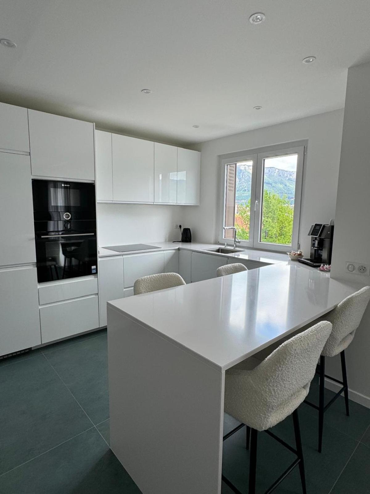 Modern Green & White - Apartments T3 60M2 Annecy - Parking Prive - Wifi - Netflix Esterno foto